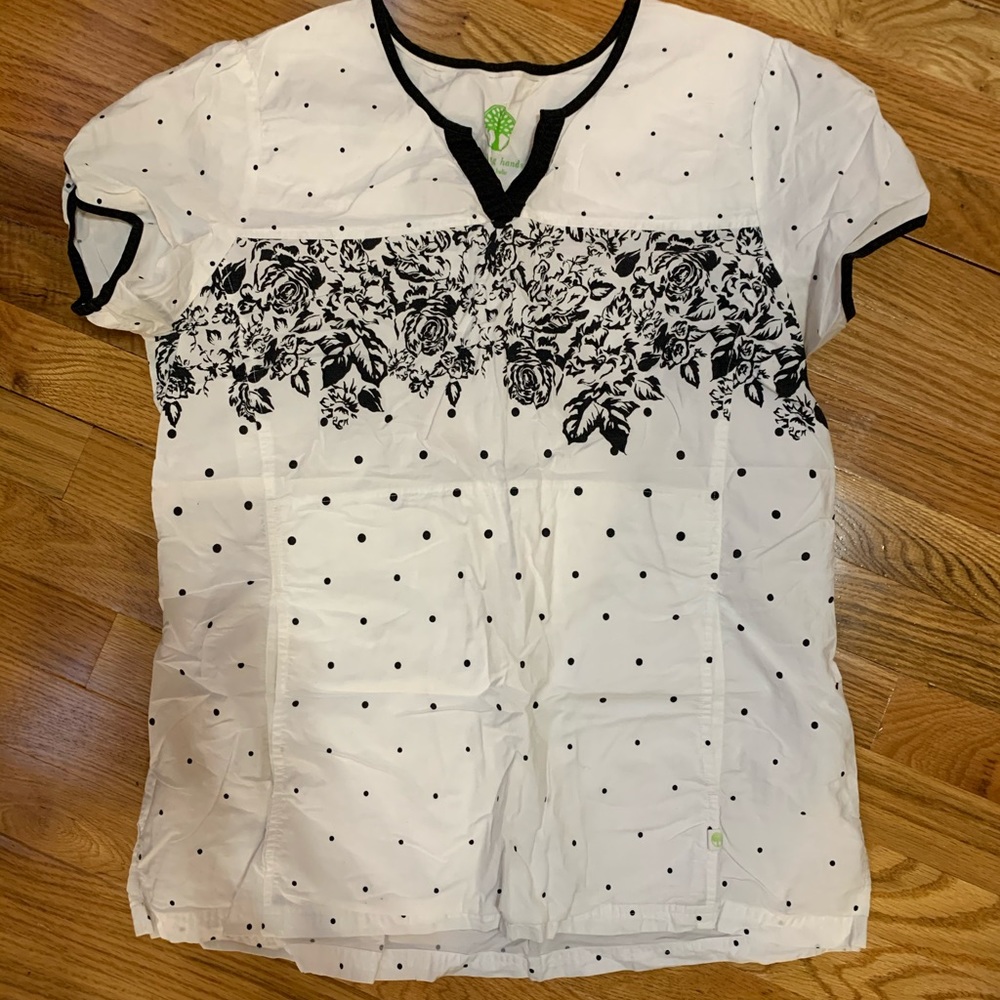 Healing Hands scrub top